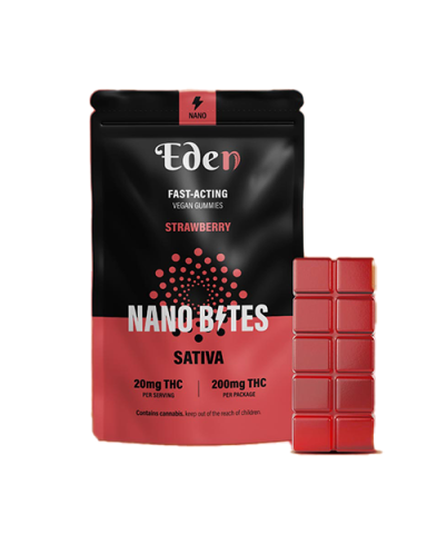 Vegan THC Nano Bites Gummies – Indica Apricot (200mg)