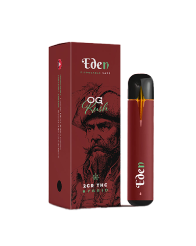 Eden Disposable Vape Pen – 2g (THC Distillate)