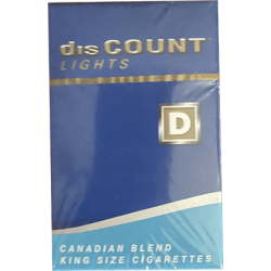 disCOUNT Canadian Blend Lights – King Size Cigarettes
