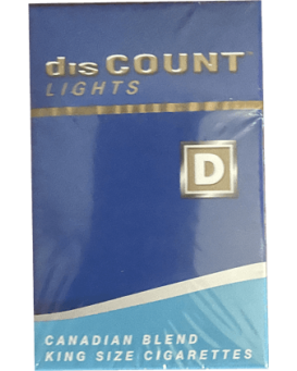 disCOUNT Canadian Blend Lights – King Size Cigarettes