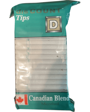 disCOUNT Canadian Blend Menthol - Tips Bag