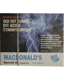 Macdonald’s Extra Smooth – 25 Cigarettes