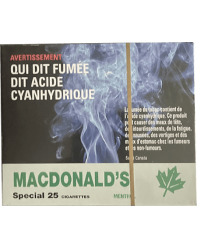 Macdonald’s Menthol – 25 Cigarettes