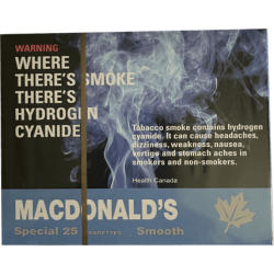 Macdonald’s Smooth – 25 Cigarettes