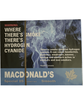 Macdonald’s Smooth – 25 Cigarettes