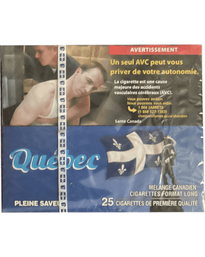 Québec Full Flavor – 25 Long Format Cigarettes