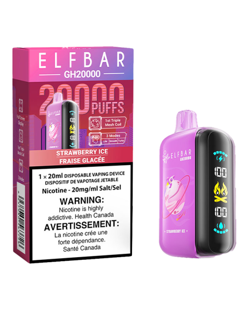 Elfbar GH20000 – Premium 20,000-Puff Disposable Vape